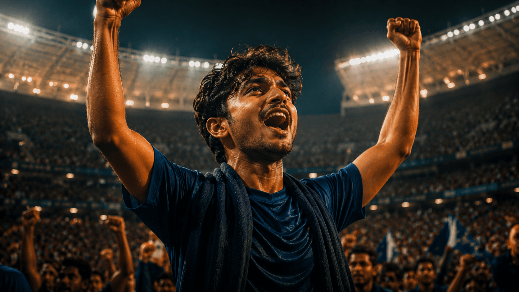Stadium Roar Portrait AI Prompt