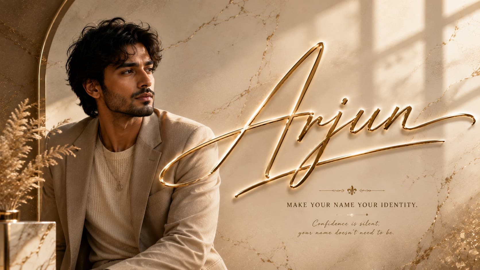 Luxury Signature Name AI Prompt
